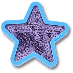 Purple Sequin Star Jibbitz™ charms
