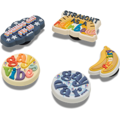 Irreverent Pride 5 Pack Jibbitz™ charms