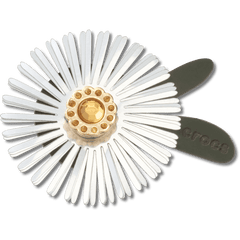 Silver Sequin Flower Jibbitz™ charms