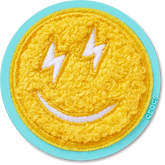 Mega Chenille Happy Face Jibbitz™ charms