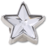 Silver Gem Sparkle Star Jibbitz™ charms