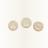 Gold Letter A-Z Jibbitz Shoe Charm