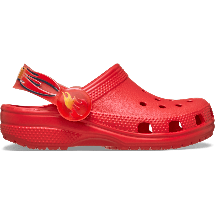 Toddler Classic Flame Lights Backstrap Clog