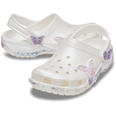 Toddler Classic Butterfly Sparkle Shaker Clog