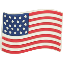 American Flag Jibbitz Shoe Charm