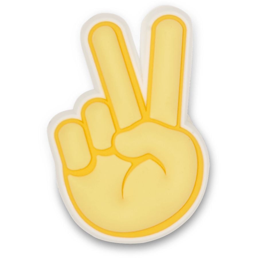 Peace Hand Sign Jibbitz Shoe Charm