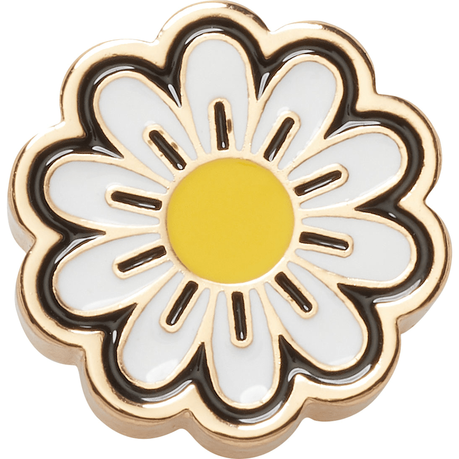 Elevated Daisy Jibbitz Shoe Charm