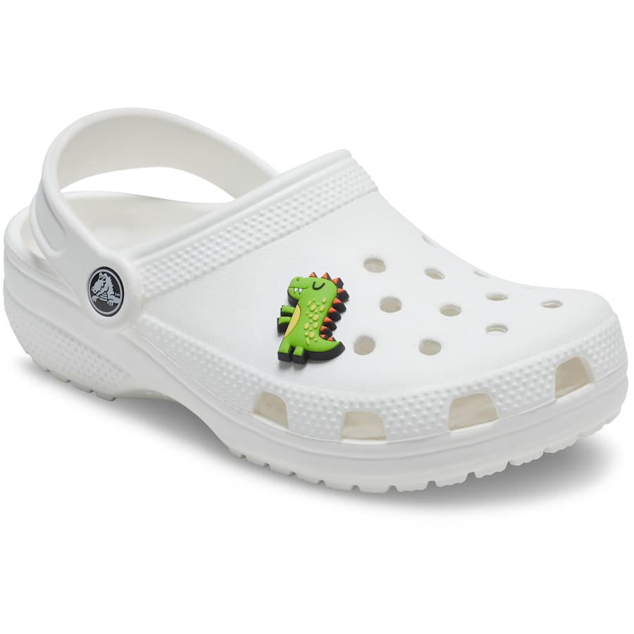 Green Dino Jibbitz Shoe Charm