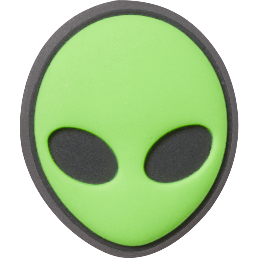 Tiny Green Alien Head Jibbitz™ charms