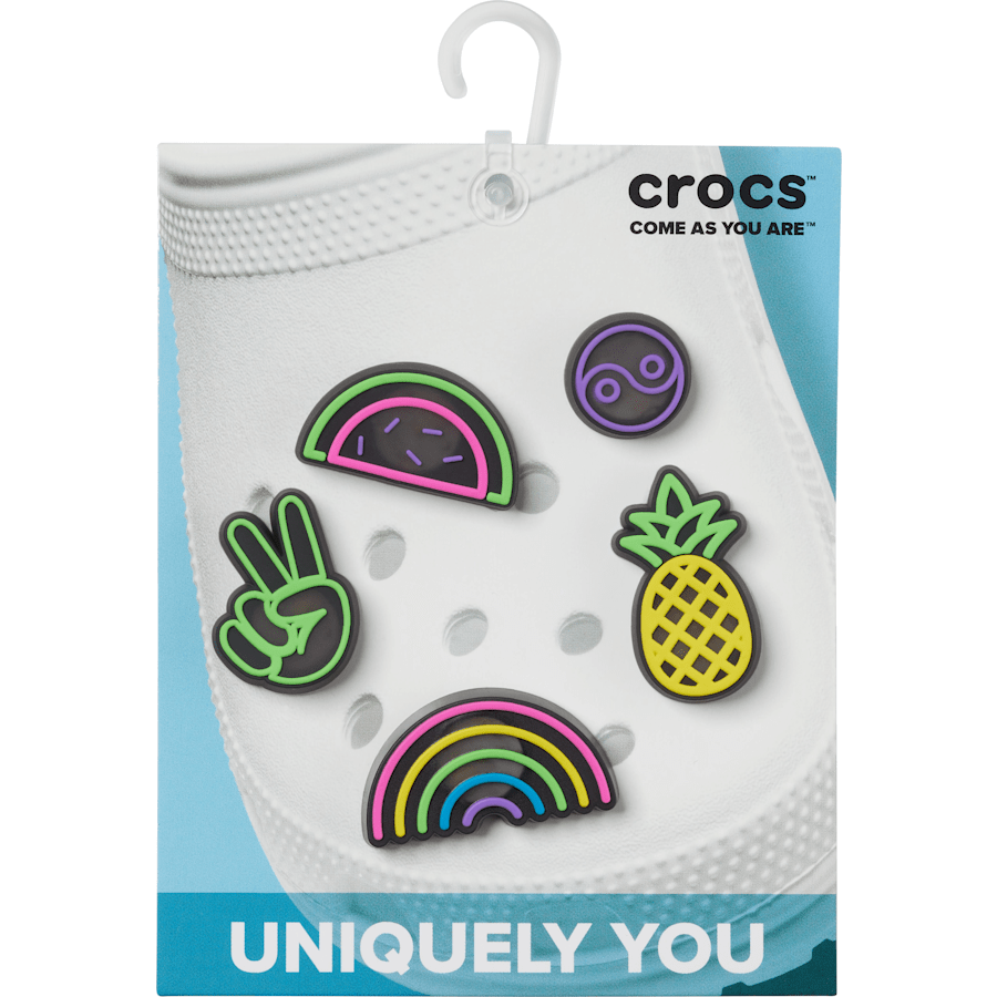 Lights Up Fun 5 Pack Jibbitz Shoe Charm