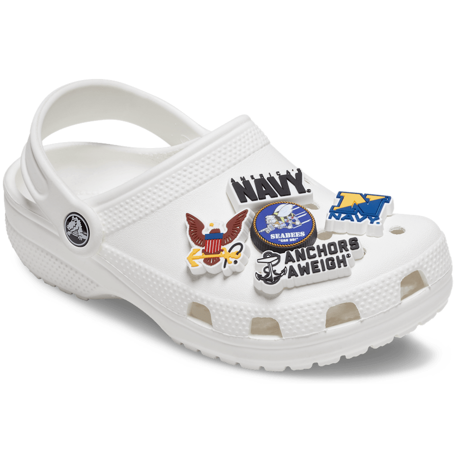 Armed Forces US Navy 5Pck Jibbitz Shoe Charm