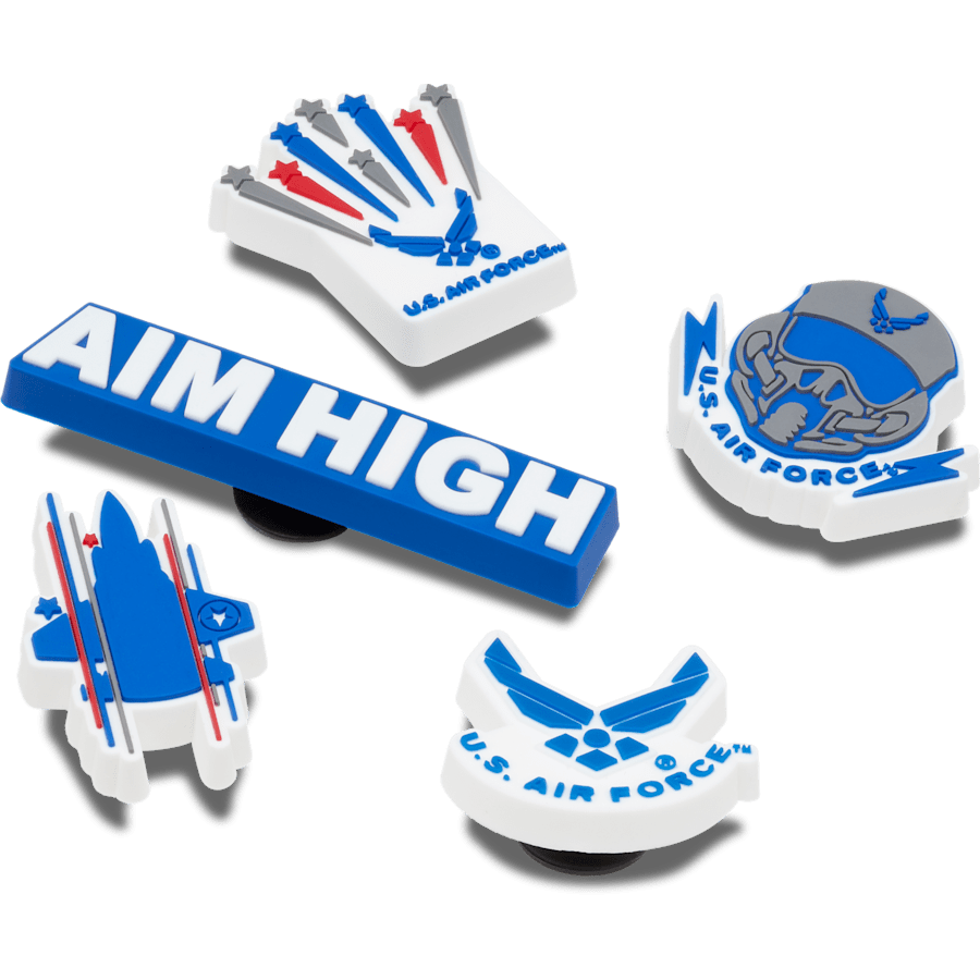 Armed Forces US Air Force 5Pck Jibbitz Shoe Charm