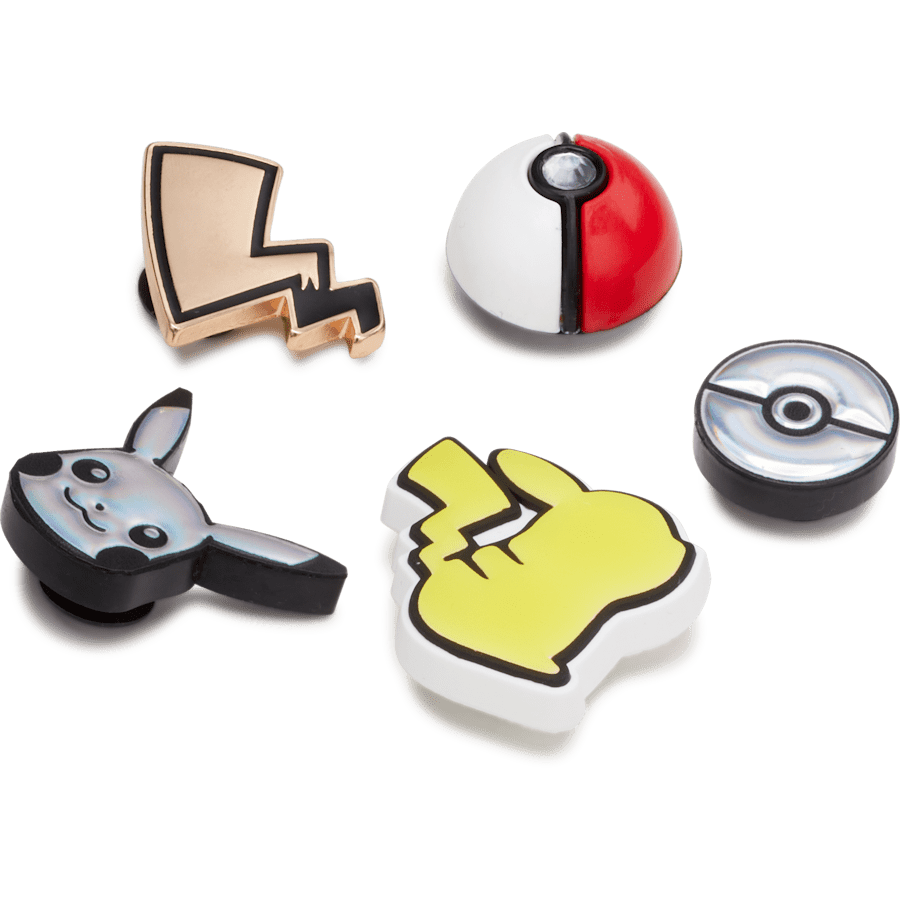 Elevated Pokemon 5 Pack Jibbitz Shoe Charm