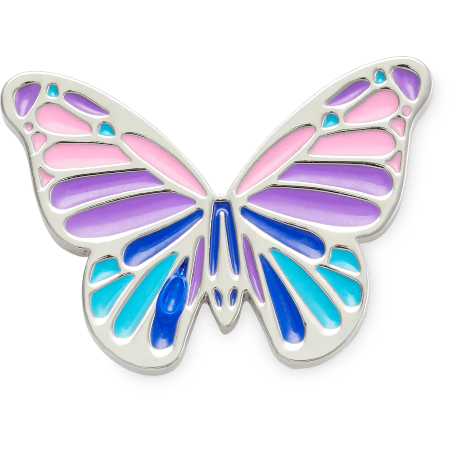 Multi Purple Butterfly Jibbitz Shoe Charm