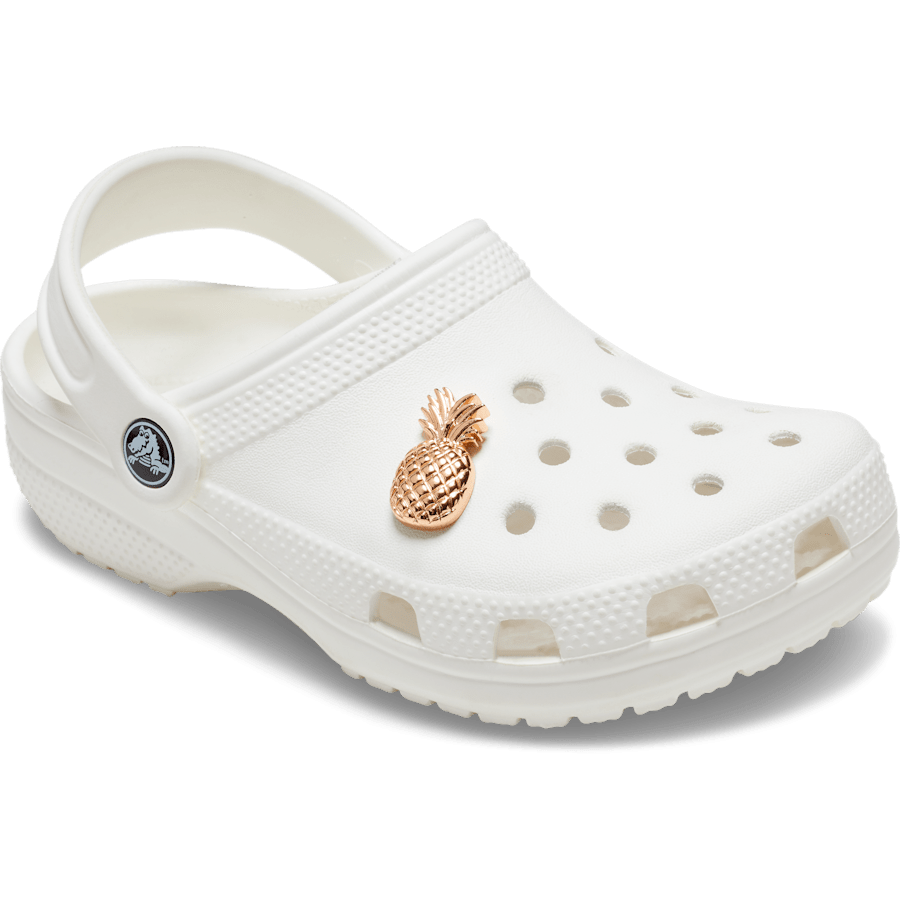 Gold Pineapple Jibbitz Shoe Charm