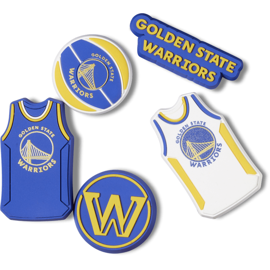NBA Golden State Warriors 5 Pack Jibbitz™ charms