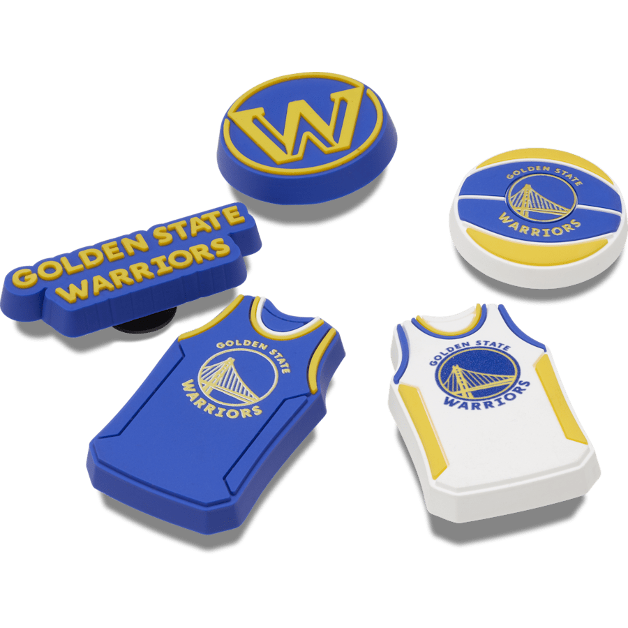 NBA Golden State Warriors 5 Pack Jibbitz™ charms