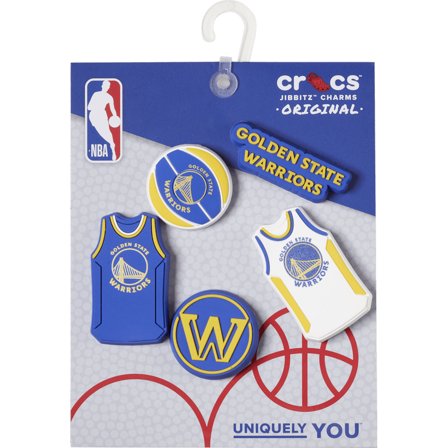 NBA Golden State Warriors 5 Pack Jibbitz™ charms
