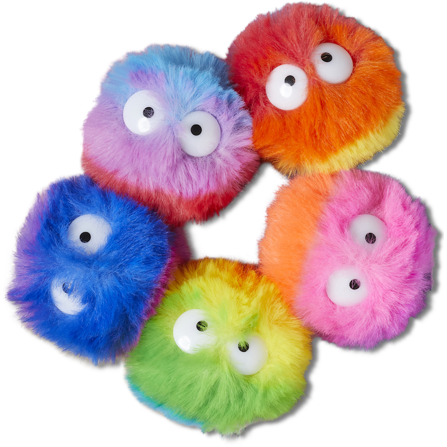 FuzzyPuffCharacters5Pack Jibbitz Shoe Charm