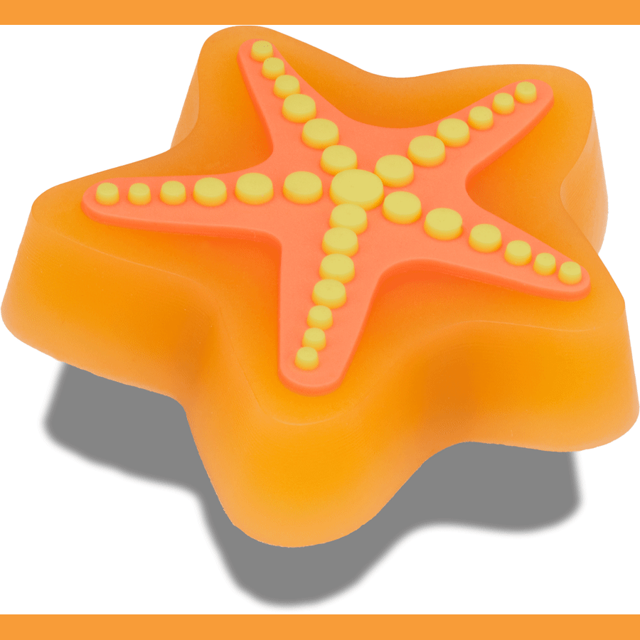 Lights Up Starfish Jibbitz Shoe Charm