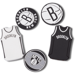 NBA Brooklyn Nets 5 Pack Jibbitz™ charms