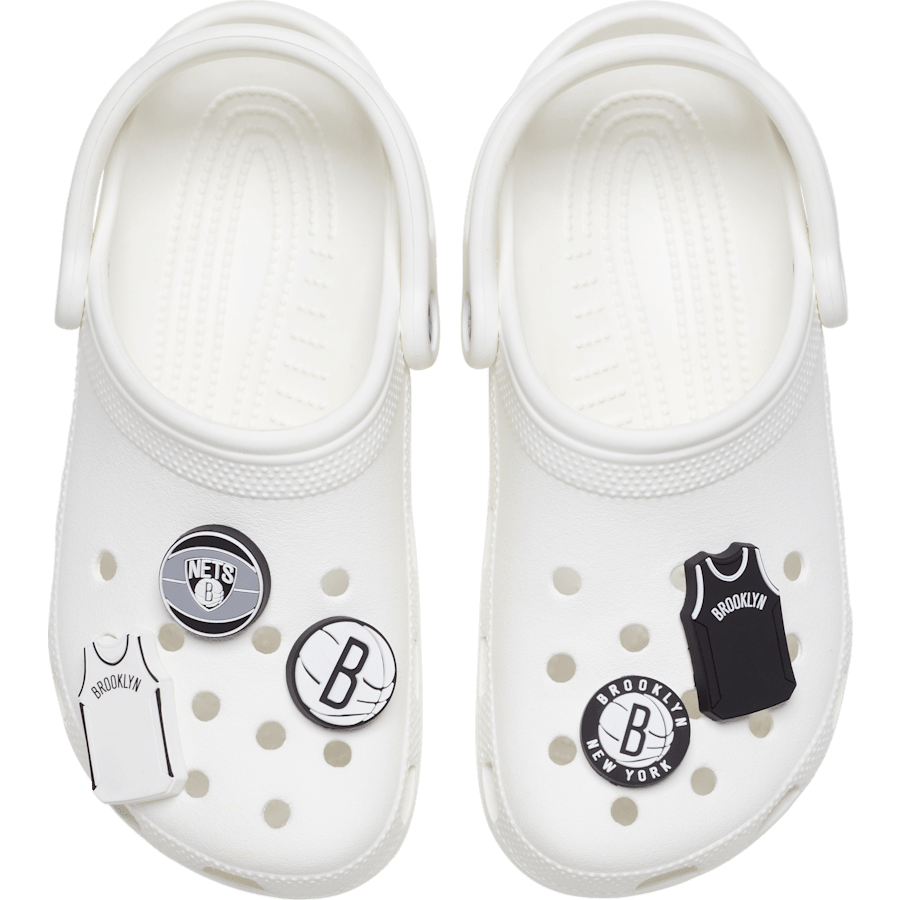 NBA Brooklyn Nets 5 Pack Jibbitz™ charms