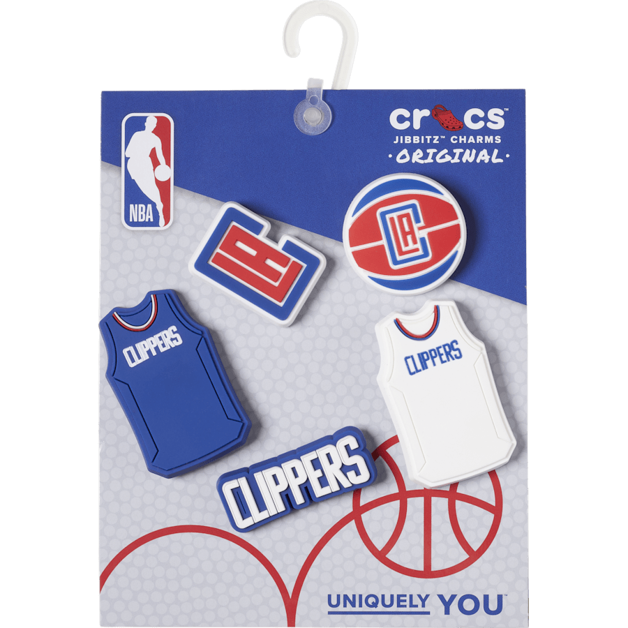 NBA Los Angeles Clippers 5 Pack Jibbitz™ charms