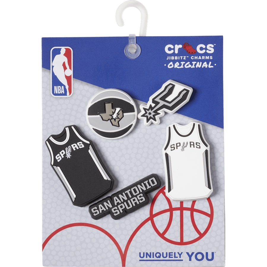 NBA San Antonio Spurs 5 Pack Jibbitz™ charms