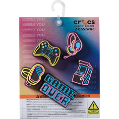 Lights Up Neon Gamer 5 Pack Jibbitz™ charms