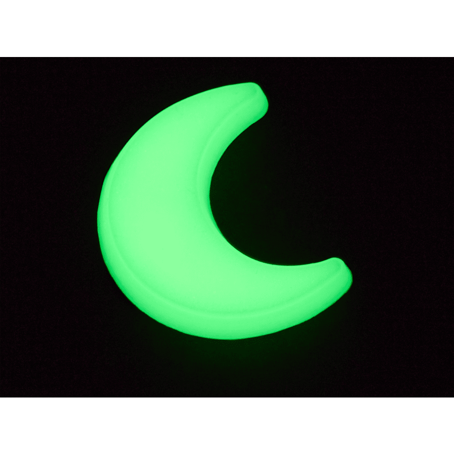 Glow In The Dark Crescent Moon Jibbitz™ charms