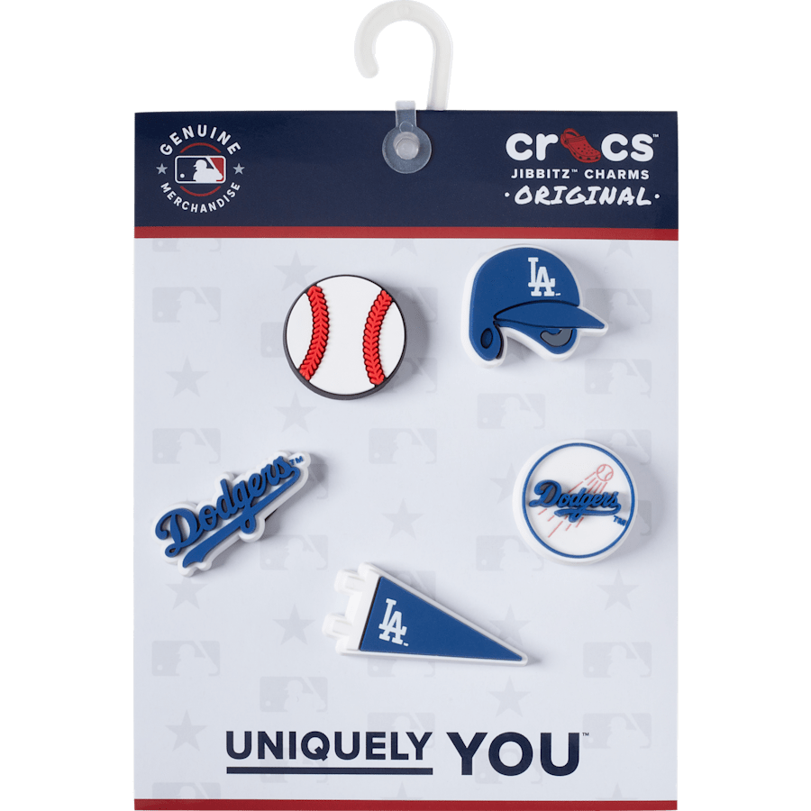 MLB Los Angeles Dodgers 5pck Jibbitz™ charms