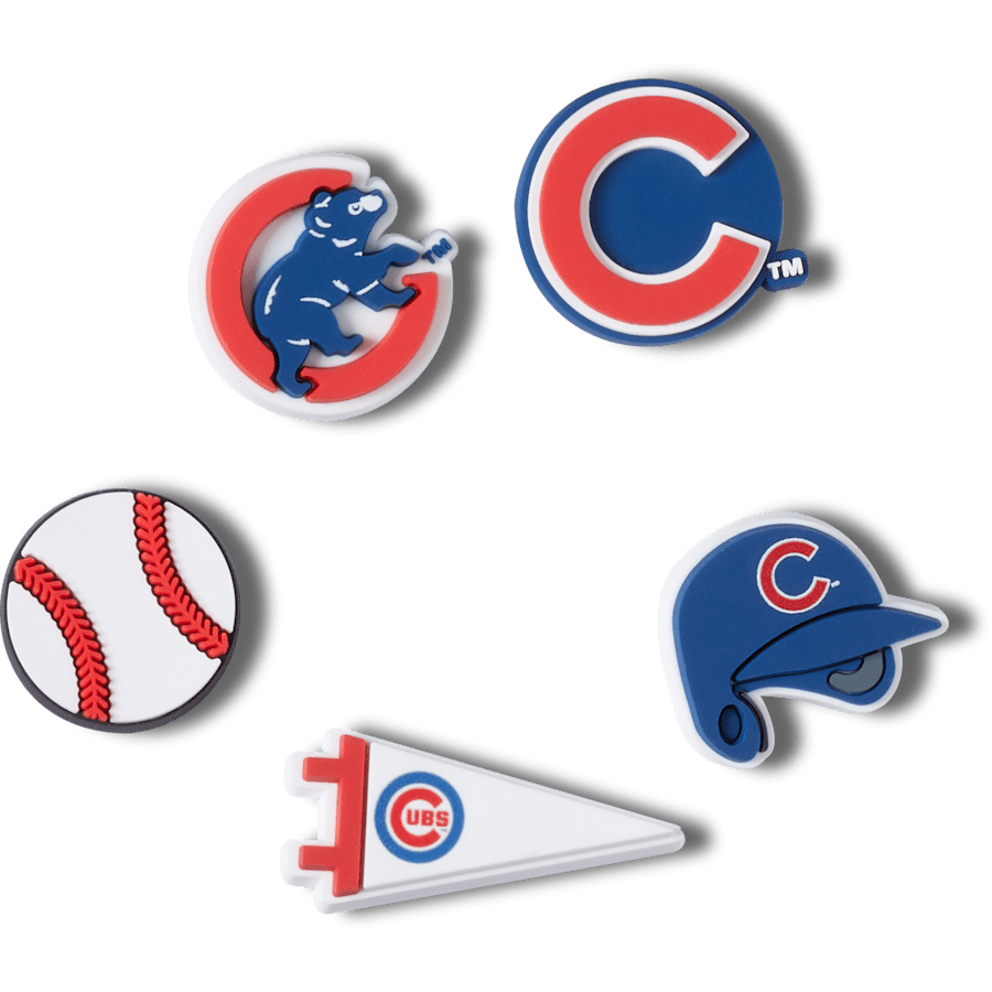 MLB Chicago Cubs 5pck Jibbitz™ charms
