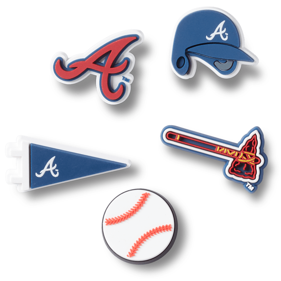 MLB Atlanta Braves 5 Pack Jibbitz™ charms