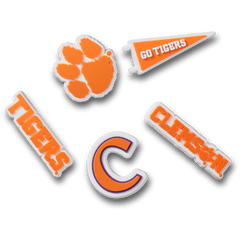 Clemson Univ 5 Pack Jibbitz™ charms