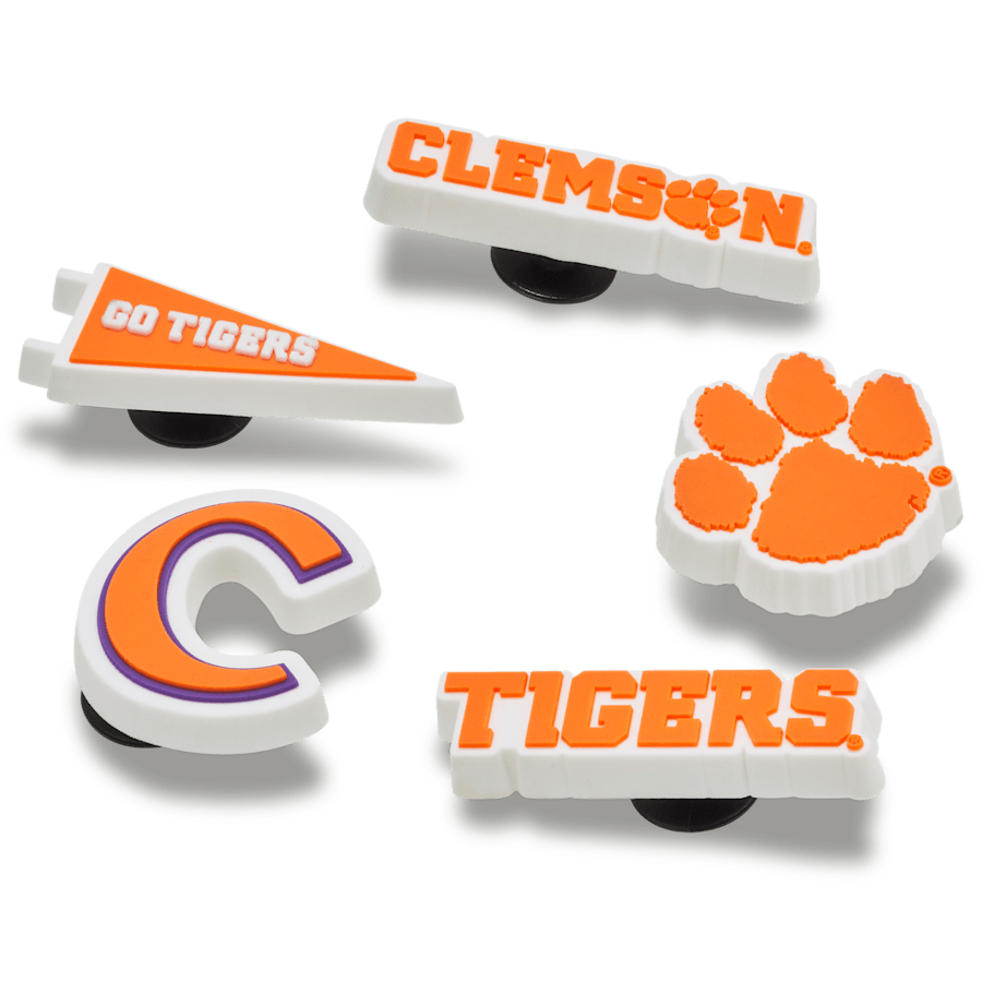 Clemson Univ 5 Pack Jibbitz™ charms