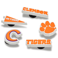 Clemson Univ 5 Pack Jibbitz™ charms