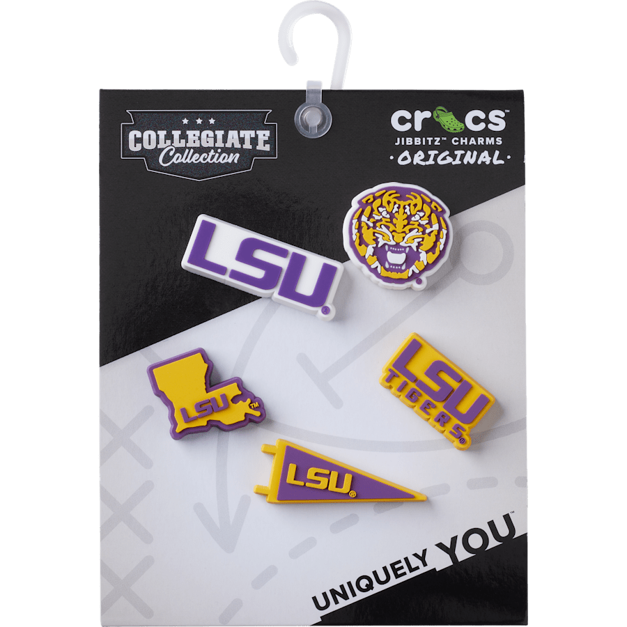LSU 5 Pack Jibbitz™ charms
