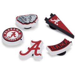 University of Alabama 5 Pack Jibbitz™ charms