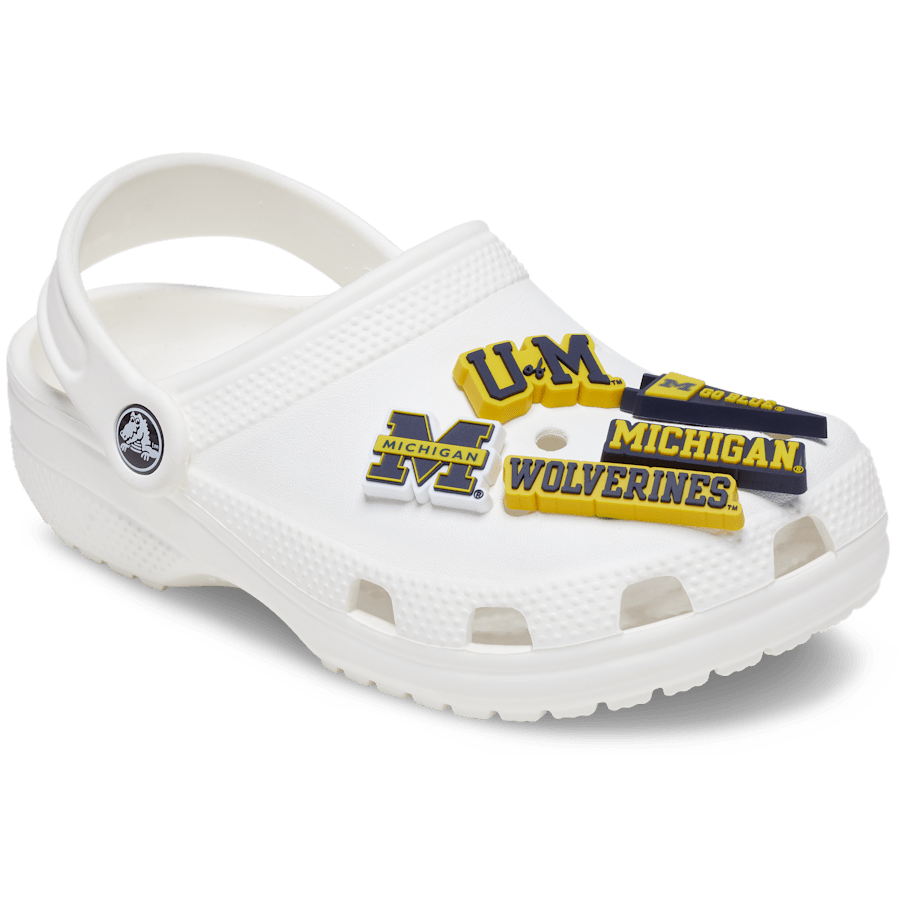 University of Michigan 5 Pack Jibbitz™ charms