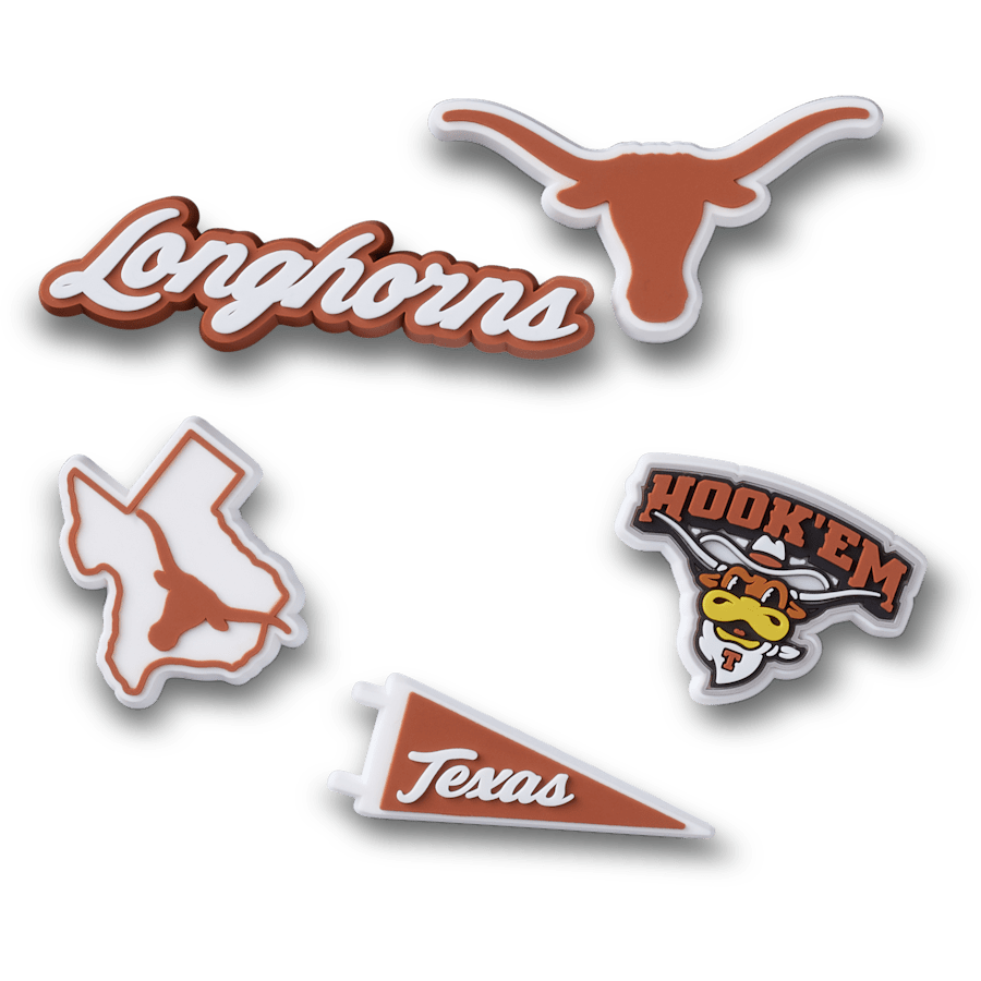 University of Texas 5 Pack Jibbitz™ charms