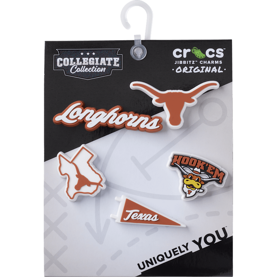 University of Texas 5 Pack Jibbitz™ charms