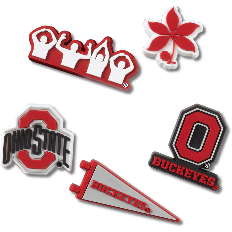 Ohio State University 5 Pack Jibbitz™ charms