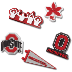 Ohio State University 5 Pack Jibbitz™ charms