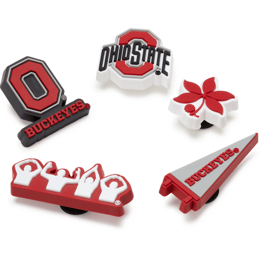 Ohio State University 5 Pack Jibbitz™ charms
