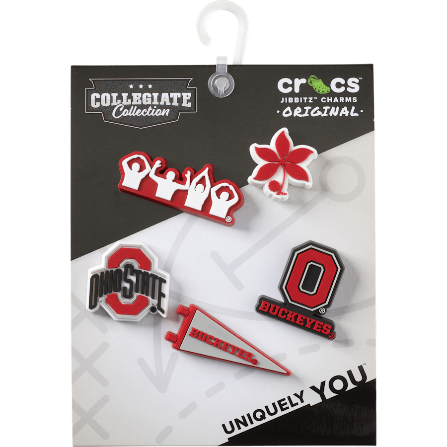 Ohio State University 5 Pack Jibbitz™ charms
