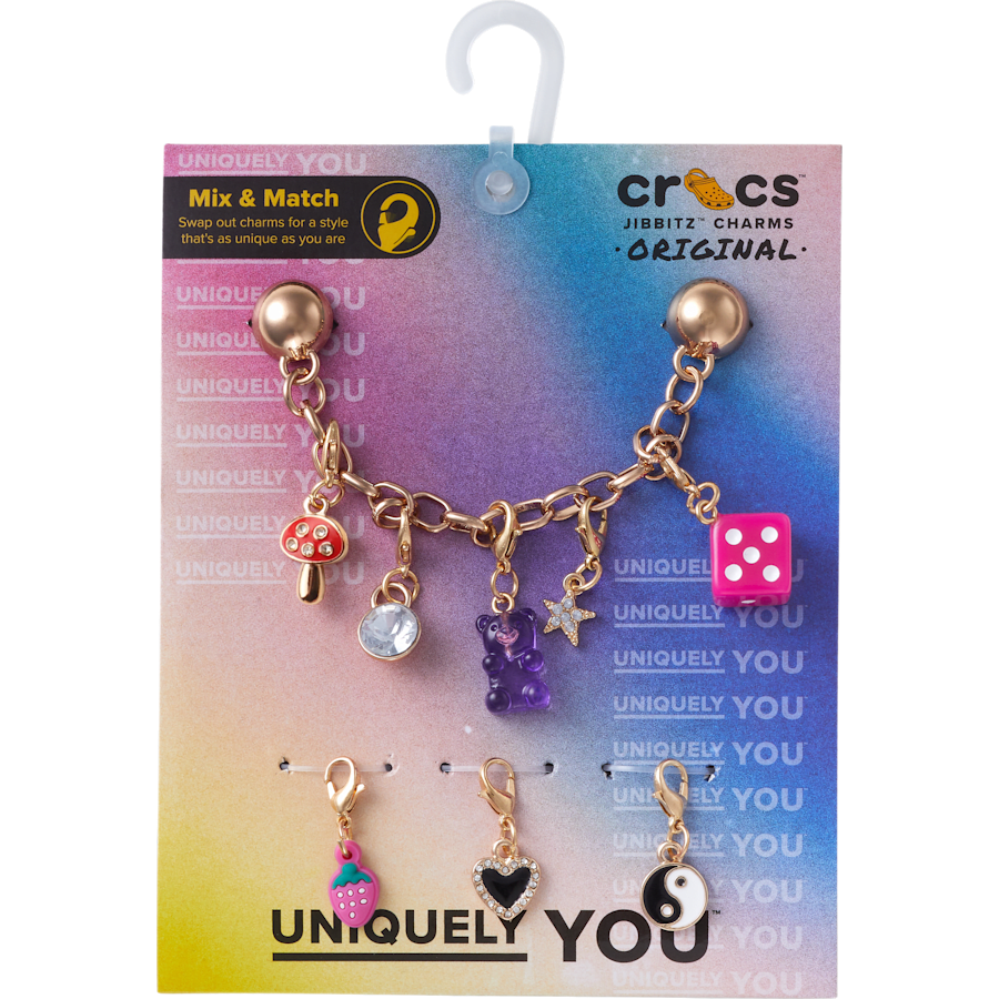 Custom Charm Chain 5 Pack Jibbitz™ charms