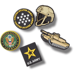 US Army 5 Pack 2 Jibbitz™ charms