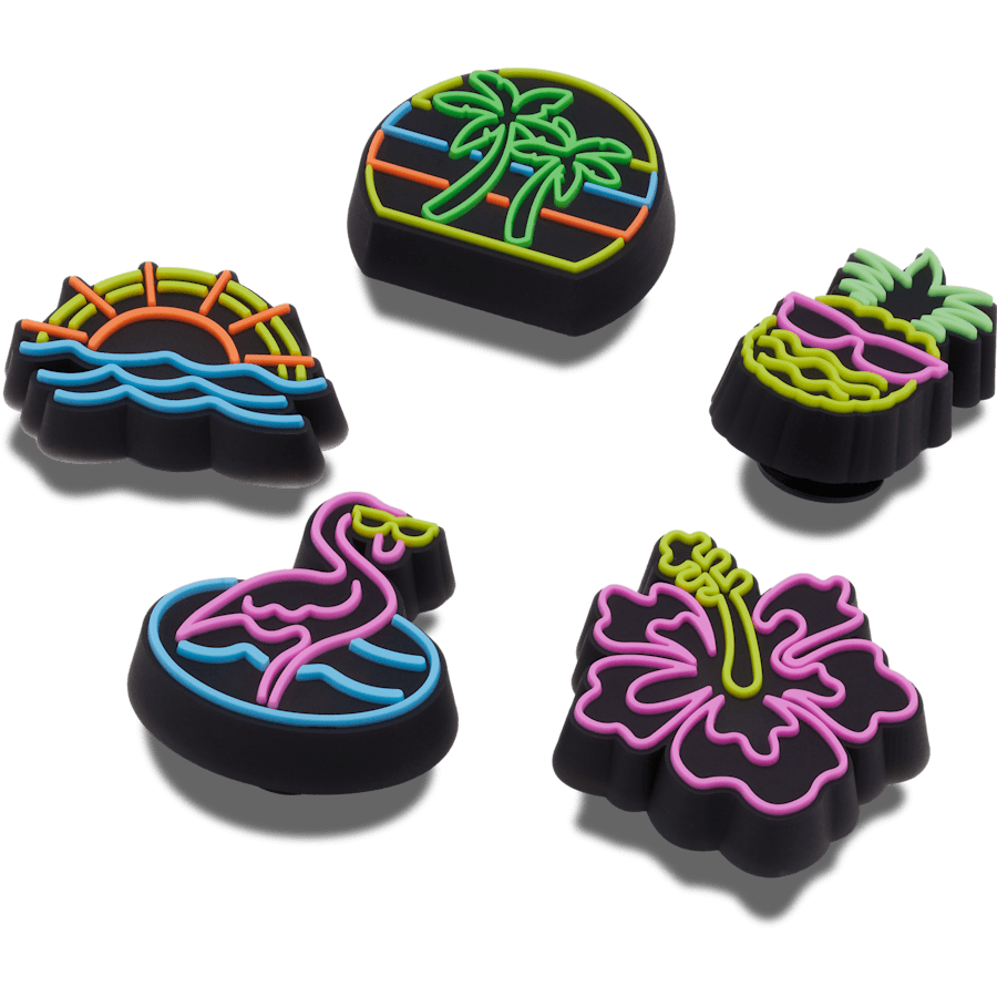 Lights Up Neon 5 Pack Jibbitz™ charms