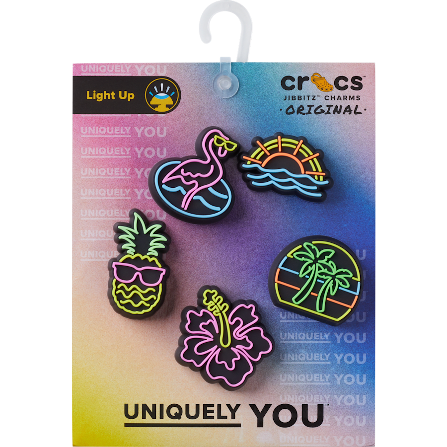 Lights Up Neon 5 Pack Jibbitz™ charms