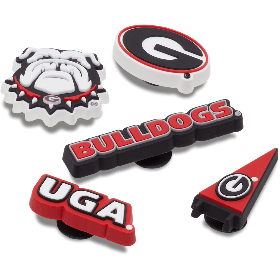 University of Georgia 5 Pack Jibbitz™ charms